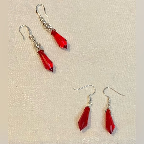 Swarovski Crystal Point earrings SCP-4 NEW - Picture 2 of 2